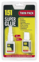 151 Super Glue 2pc Carded
